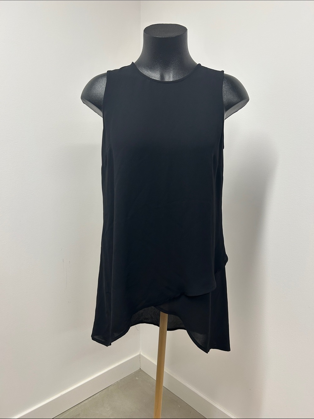 J. Jill Black Layered Sleeveless Tank Top or Mini Dress